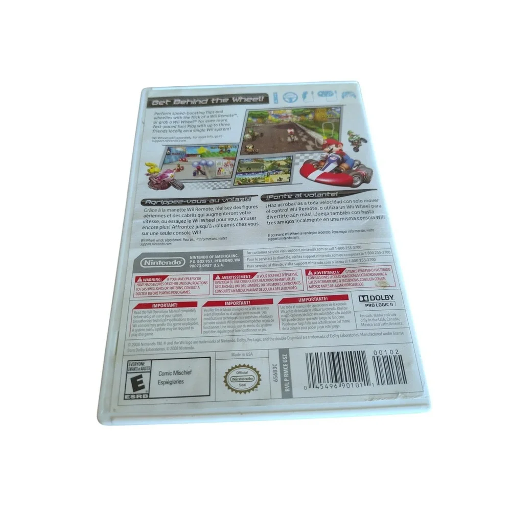 NINTENDO Wii‎ MARIO KART WITH STEERING WHEEL